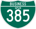 M1 series Route shields-Off interstate business route marker (spur) (3 digits)