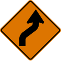 W1 series Horizontal alignment-Single lane shift (right)
