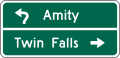 D1 series Destination-Destination (Circular Intersection) (2-lines)