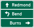 D1 series Destination-Destination (Circular Intersection) (3-lines)