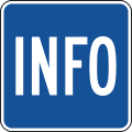 Motorist services-Tourist information