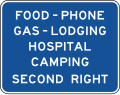 Motorist services-General services with action message