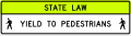 R1 series Stop and yield-Overhead pedestrian crossing