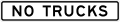 R3 series Lane usage and turns-No trucks (plaque)