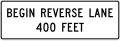 R3 series Lane usage and turns-Advance reversible lane control transition