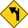 W1 series Horizontal alignment-Curve with tangent (left)