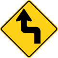 W1 series Horizontal alignment-Reverse turn (left)