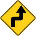 W1 series Horizontal alignment-Reverse turn (right)