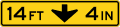W12 series Low clearance warnings-Low Clearance (Overhead)